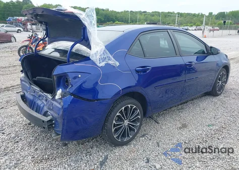 2015 Toyota Corolla S Plus from USA, damaged, VIN 2T1BURHE4FC409098